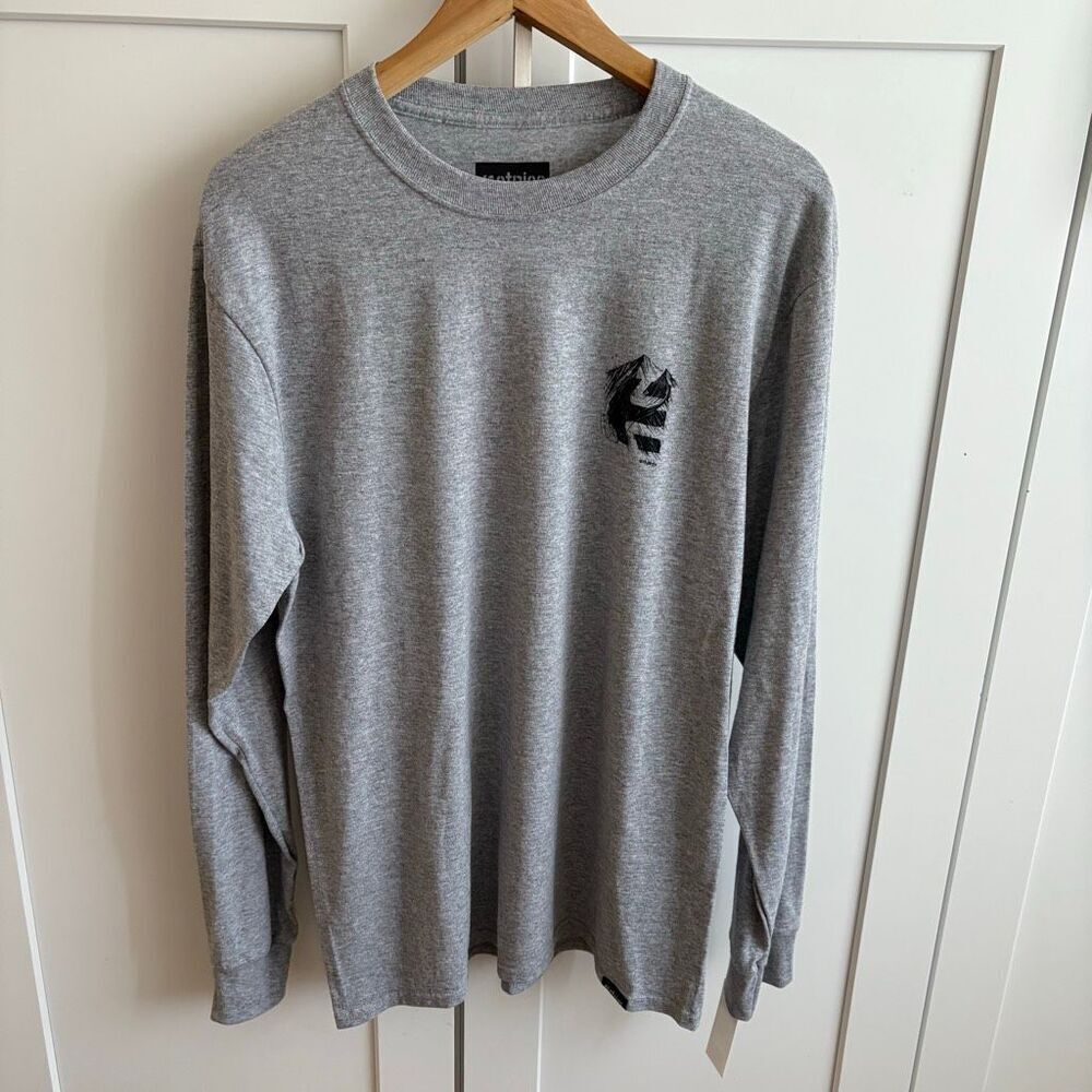 New Y2K Etnies Double Arrow Long Sleeve Crewneck Skater Snowboarder size M